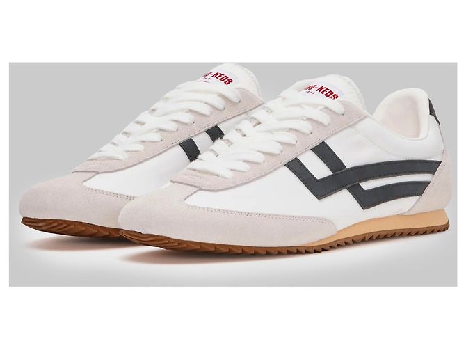 Sneakers Pro-Keds Racer 77 bianche in nylon - vista 2