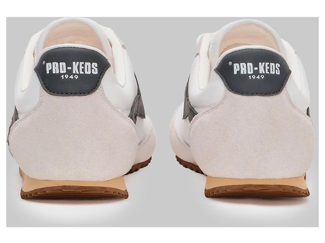Sneakers Pro-Keds Racer 77 bianche in nylon - vista 3
