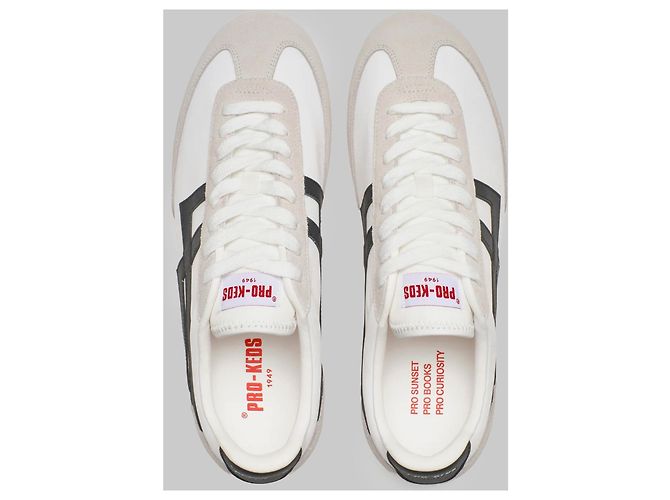 Sneakers Pro-Keds Racer 77 bianche in nylon - vista 5