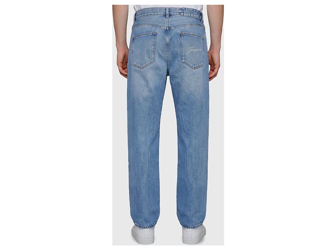 Jacquemus Denim pants De-Nimes Droit Blue - view 2