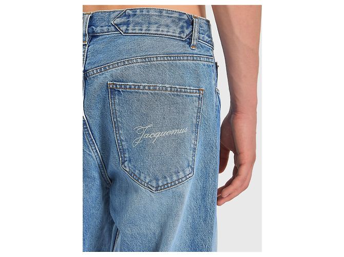 Jacquemus Denim pants De-Nimes Droit Blue - view 4