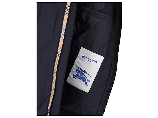 Burberry Giacca trapuntata Hescott Nero - vista 4