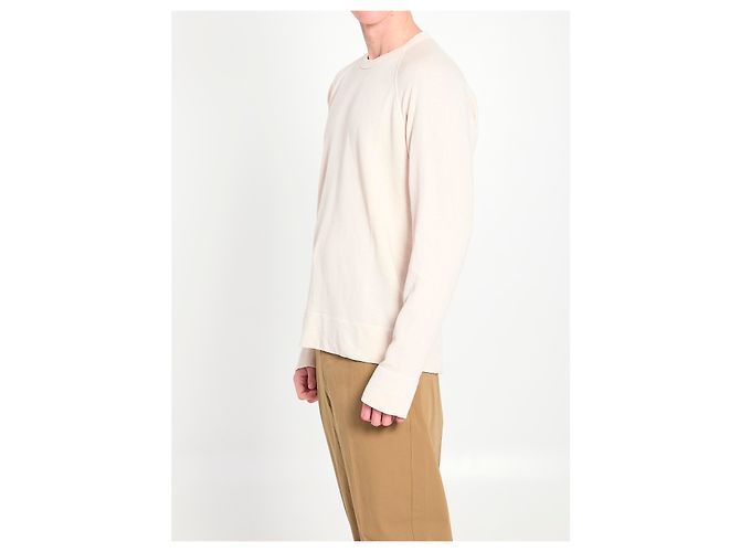 James Perse Sudadera de cuello redondo de algodón Blanco - vista 2