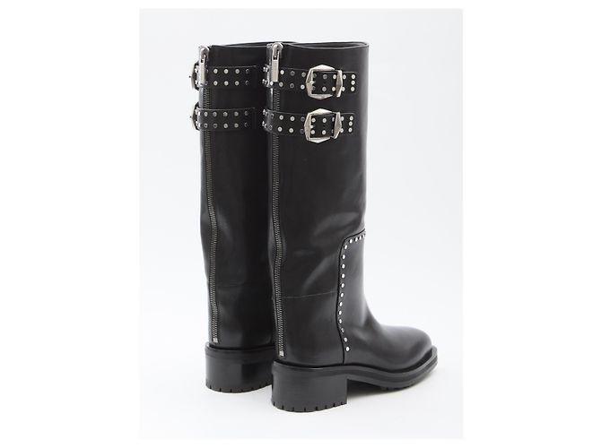 Botas Jimmy Choo Brooklyn de piel negra Negro - vista 3