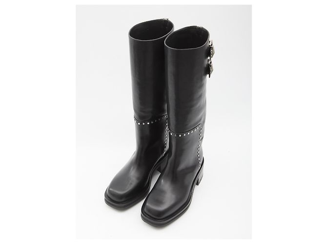 Botas Jimmy Choo Brooklyn de piel negra Negro - vista 5