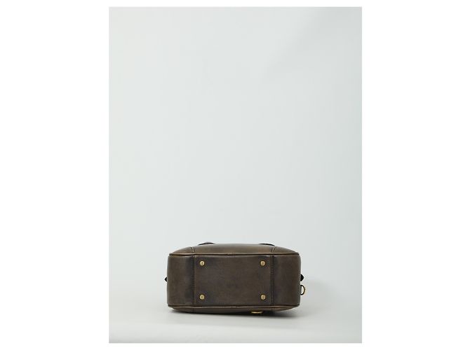 Borsa Vita Bag Golden Goose in pelle marrone - vista 3