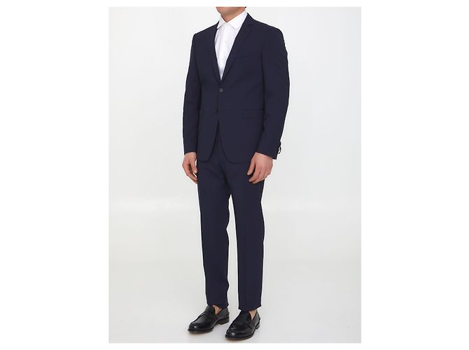 Tonello Blue wool two-piece suit - view 2