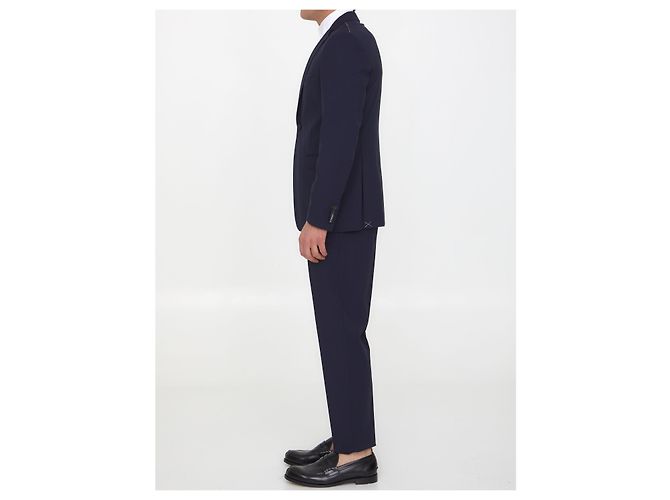 Tonello Blue wool two-piece suit - view 3