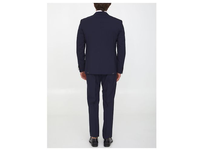 Tonello Blue wool two-piece suit - view 4
