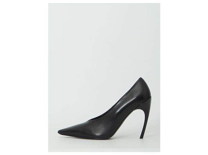 Décolleté Roger Vivier Choc in nappa di pecora nera Nero - vista 4