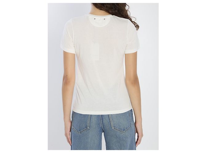 Golden Goose La camiseta Giolden Dreamers Blanco - vista 4