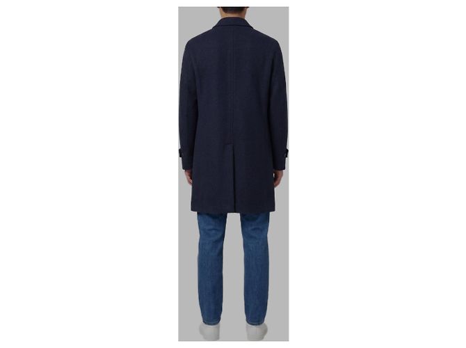 Lardini Cappotto monopetto blu scuro - vista 3