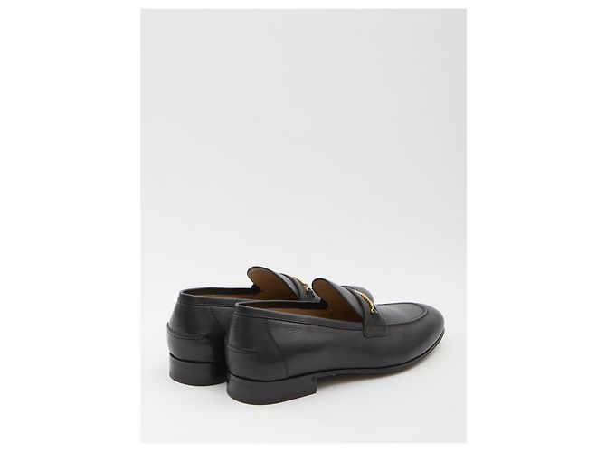 Valentino Garavani Mocassini VLogo Signature Nero - vista 3