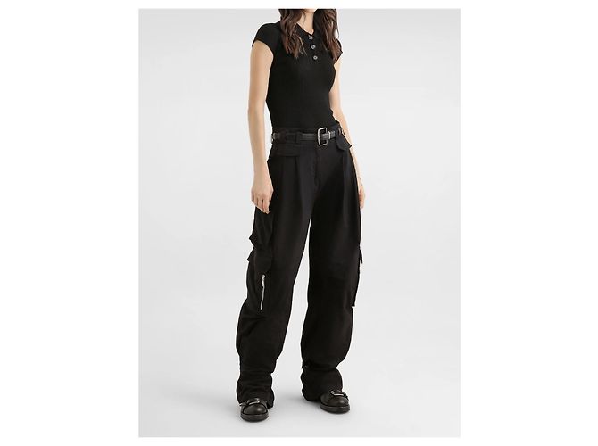 Dolce & Gabbana Geripptes Polo-Oberteil Schwarz - Ansicht 2