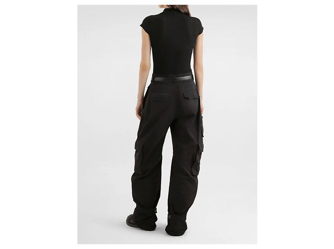 Dolce & Gabbana Geripptes Polo-Oberteil Schwarz - Ansicht 4