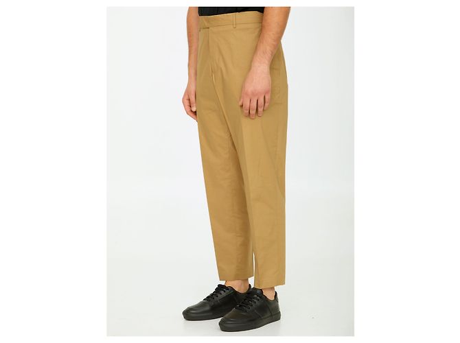 PT Torino Beige cotton trousers - view 2