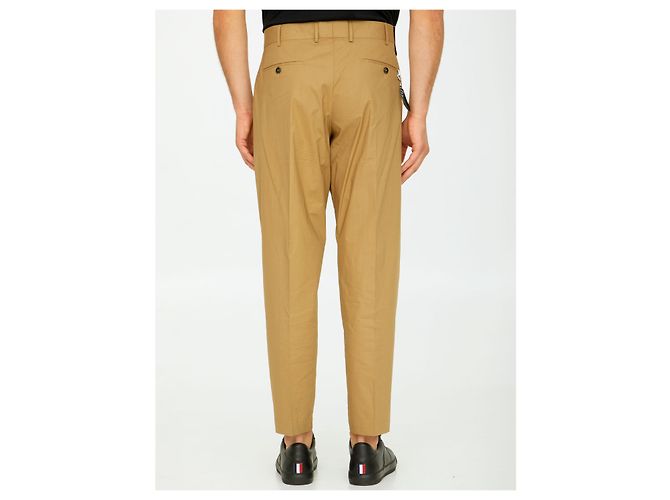 PT Torino Beige cotton trousers - view 4
