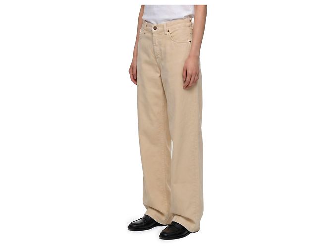 Haikure Jeans Bethany Velvet Pier Bege - vista 2