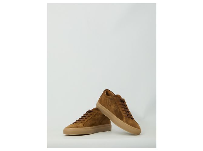 Common Projects Achilles Premium Sneaker aus braunem Wildleder - Ansicht 5