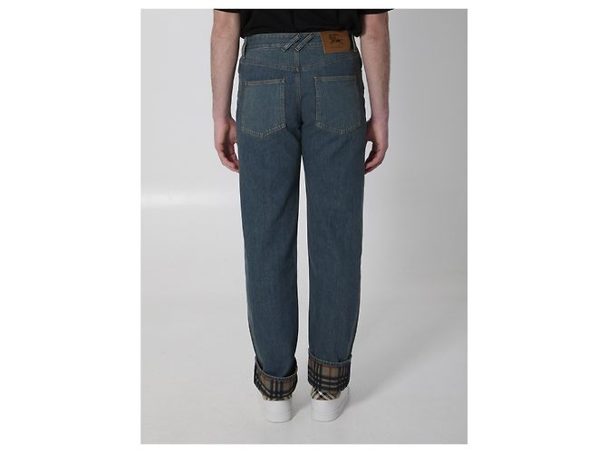 Vaqueros Burberry Dexter de denim de algodón azul - vista 4