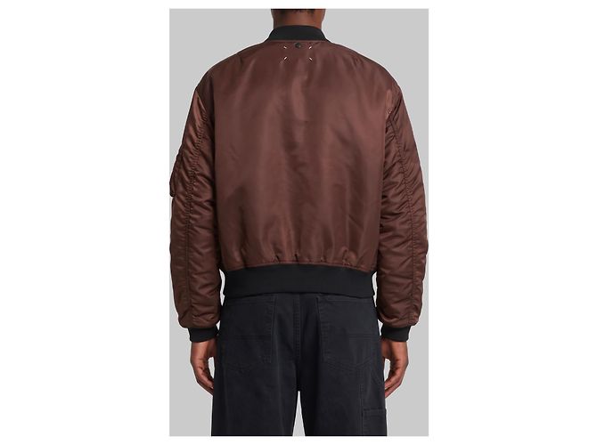 Maison Martin Margiela Reversible olive brown bomber - view 3