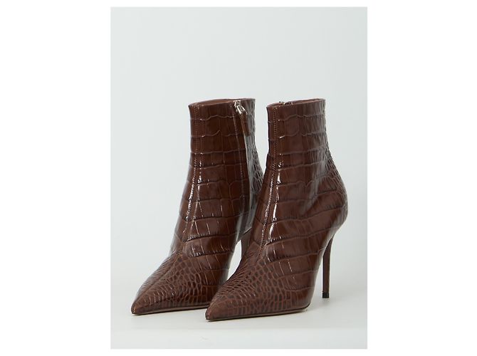 Paris Texas Botines Vera 85 en Chocolate Castaño - vista 2