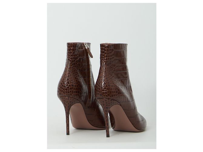 Paris Texas Botines Vera 85 en Chocolate Castaño - vista 3