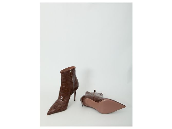 Paris Texas Botines Vera 85 en Chocolate Castaño - vista 5