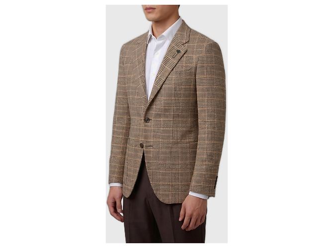 Lardini Feeling single-breasted jacket Brown - view 3