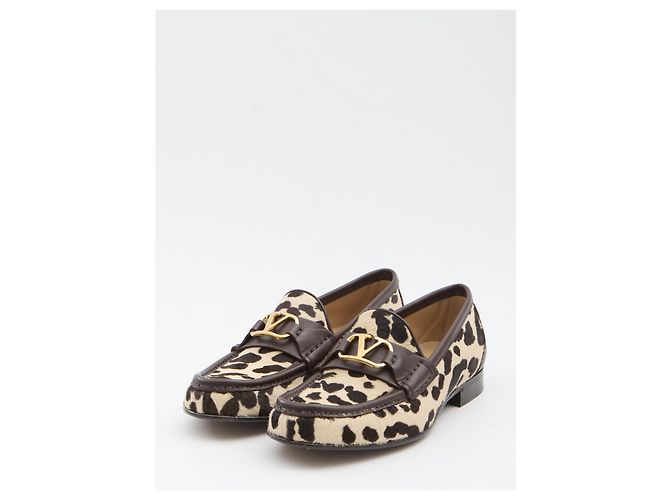 Valentino Garavani Mocassini VLogo Signature Marrone - vista 2