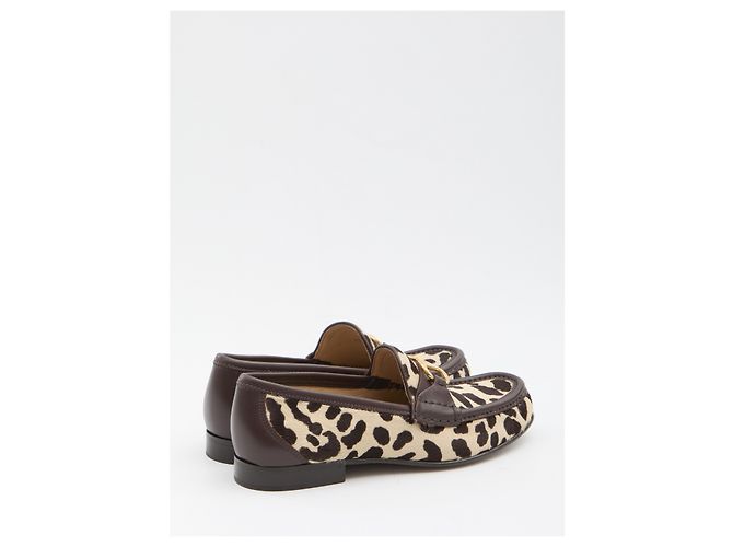 Valentino Garavani Mocassini VLogo Signature Marrone - vista 3