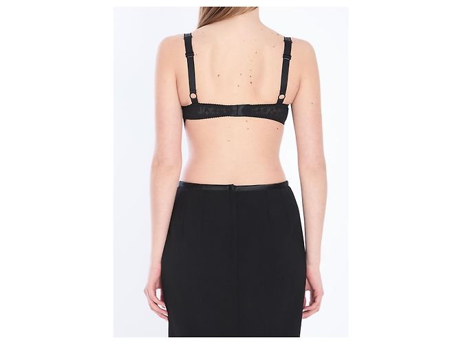 Dolce & Gabbana Balconette BH Top aus schwarzer Spitze - Ansicht 4