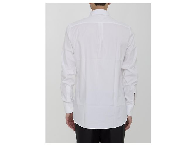 Dolce & Gabbana camicia Tuxedo Fit Gold bianca cotone Bianco - vista 4