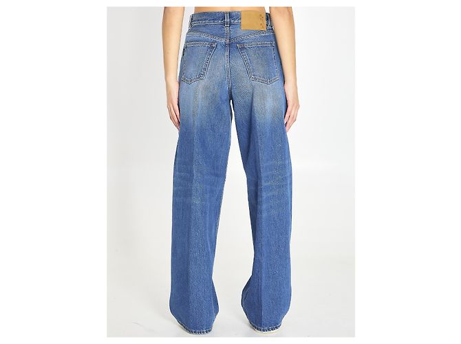 Haikure Bethany Jeans aus blauem Baumwoll-Denim - Ansicht 4