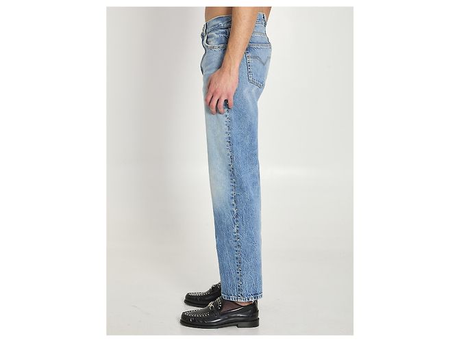 Medusa Versace Stone-wash jeans with studs Blue - view 3
