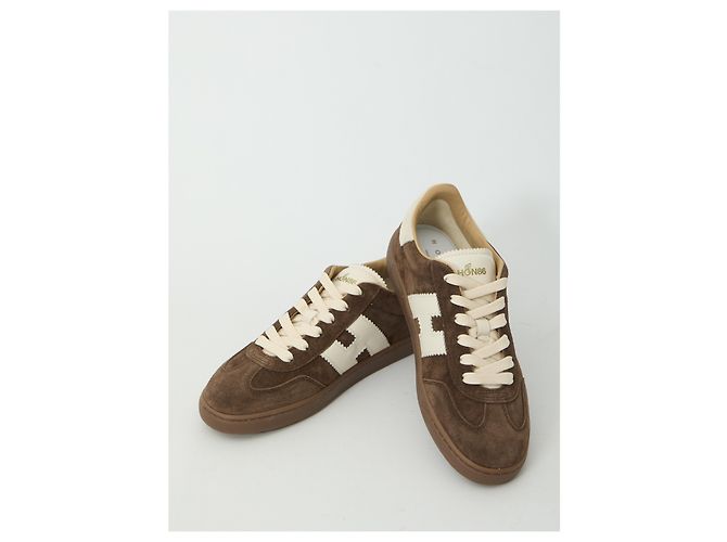Hogan Cool Sneaker aus braunem Wildleder - Ansicht 5
