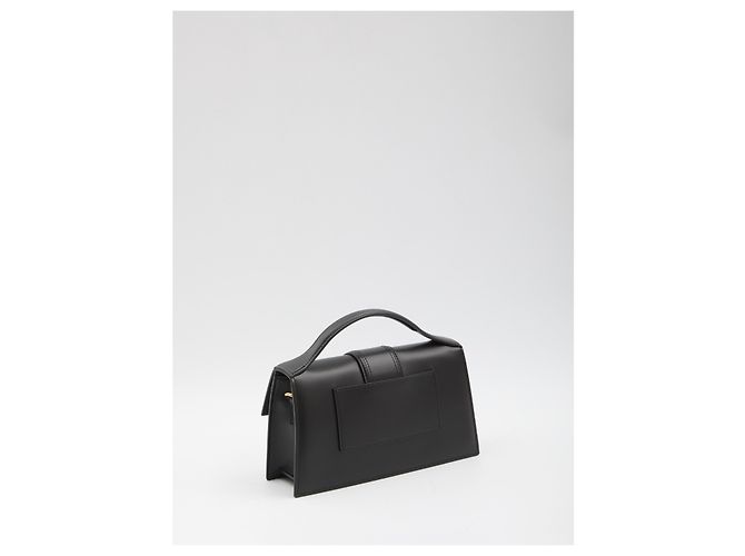 Borsa Jacquemus Le Grand Bambino in pelle nera Nero - vista 2