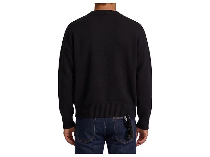 Ami Paris Ami de Coeur wool sweater black - view 3