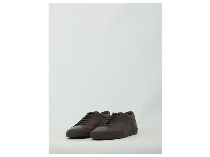 Common Projects Zapatillas Achilles Premium marrón oscuro Castaño - vista 2