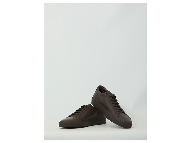 Common Projects Zapatillas Achilles Premium marrón oscuro Castaño - vista 5