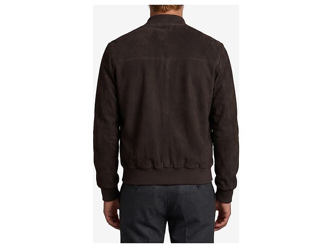 Arma Giacca bomber Didier in camoscio Marrone - vista 3