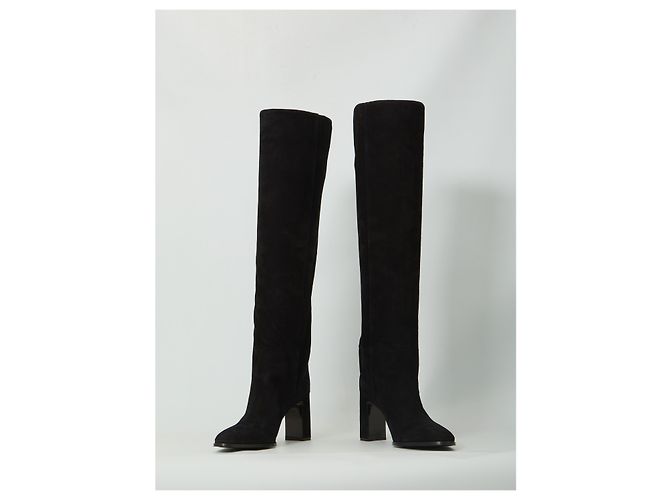 Jimmy Choo Caly Over The Knee 85 boots Black - view 5