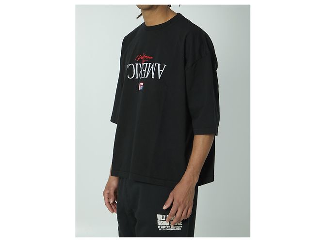 Willy Chavarria T-shirt Welcome to America - vista 2