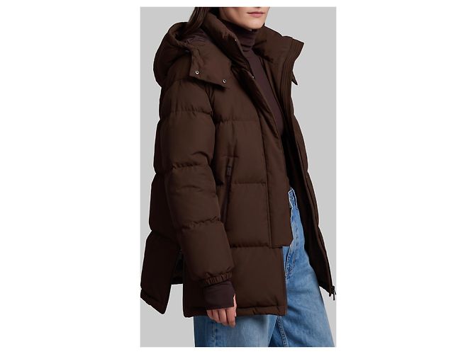 Herno Relaxed Jacke aus 2-lagigem Windstopper Braun - Ansicht 2