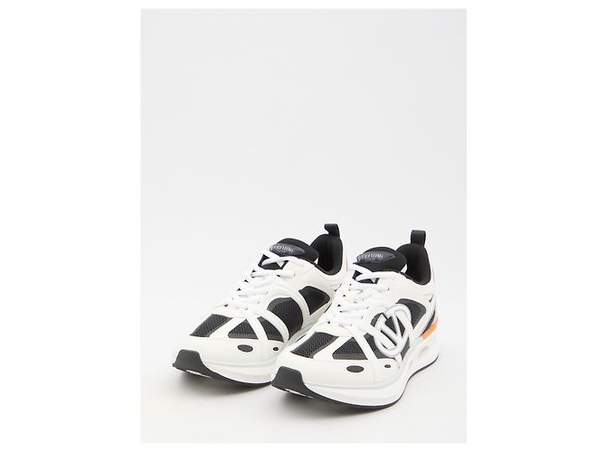 Valentino Garavani Baskets Low Top VLogo Easyjog Blanc - vue 2