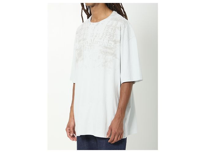 Maison Martin Margiela T-shirt Numeric in cotone Bianco - vista 2