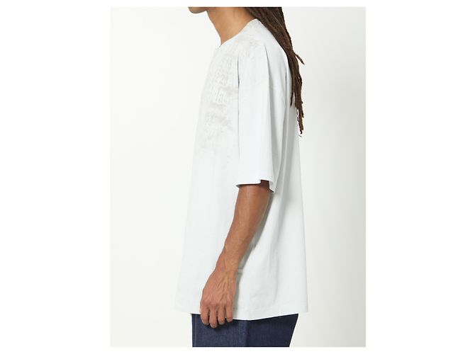 Maison Martin Margiela T-shirt Numeric in cotone Bianco - vista 3