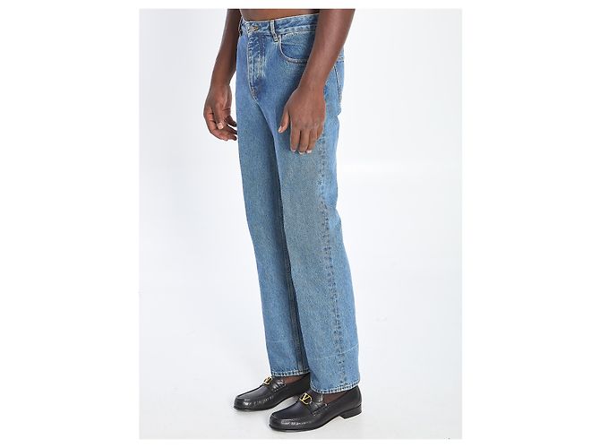 Valentino Garavani Pantaloni in denim Chez Valentino Blu - vista 2