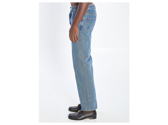 Valentino Garavani Pantaloni in denim Chez Valentino Blu - vista 3