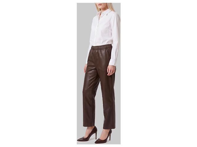 Pariente Sarah braune Lederhose - Ansicht 2